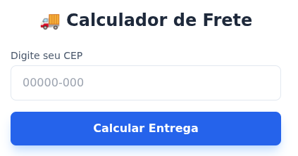 Buscador de Frete